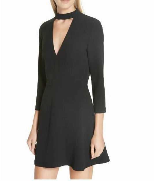 A.L.C. - Lee Cutout Stretch-Crepe Short Flare Dress