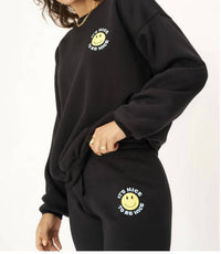 Project Social T - Be Nice Smiley Sweatshirt