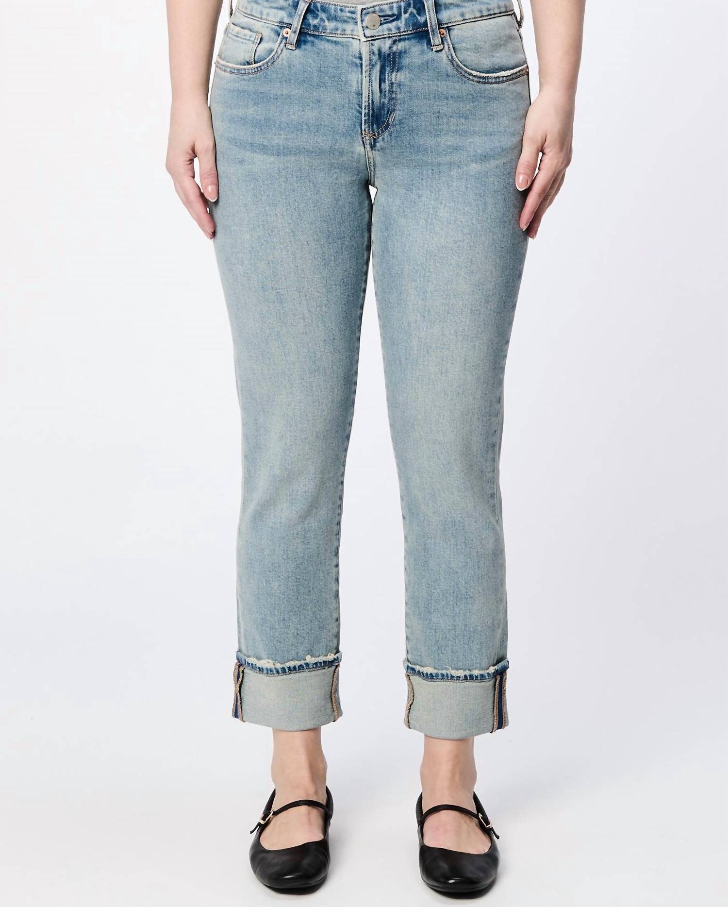 Dear John Denim - Blaire Cuffed High Waist Jeans
