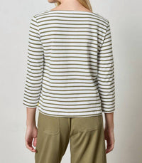 Lilla P - French Stripe Boatneck Top