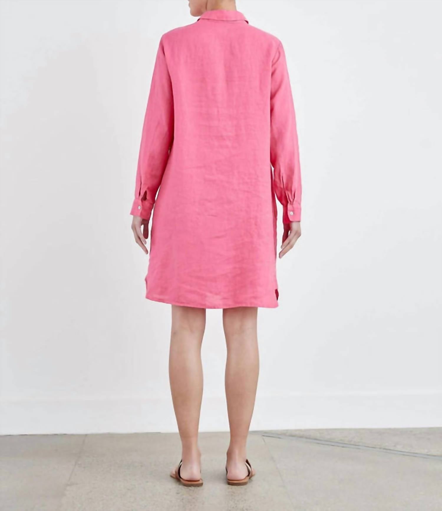 Cut Loose - Hanky Linen Shirt Dress