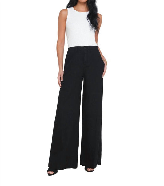 L'Agence - Brie Wide leg Linen Pant