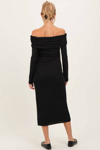 Mustard Seed Let's Go Dress in black - women's dress - detail view