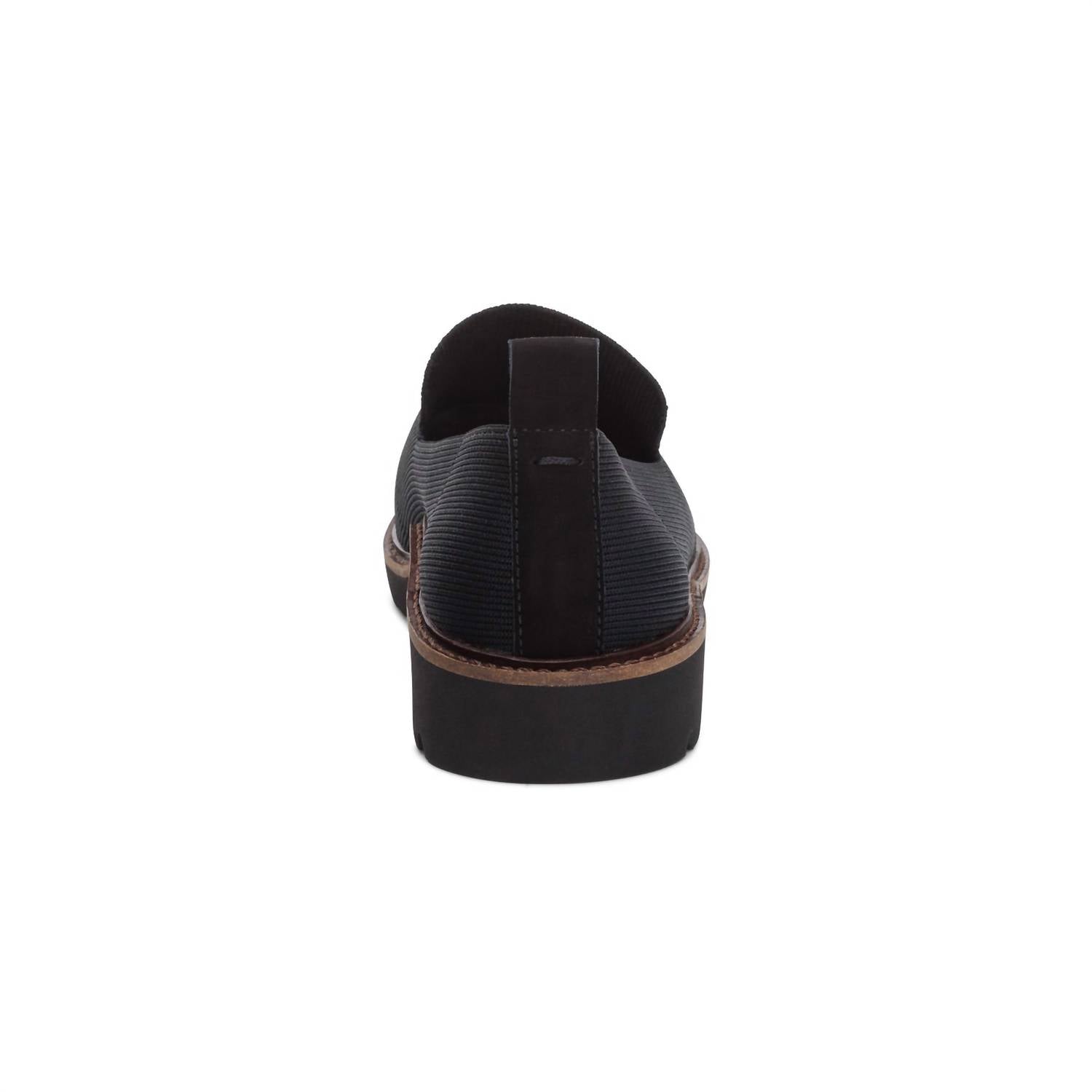 Aetrex Women's Chloe Slip On Loafers in black 1 - women's flats - view 5