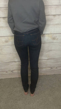 Judy Blue Classic Skinny Jeans in blue - women's jeans - detail view