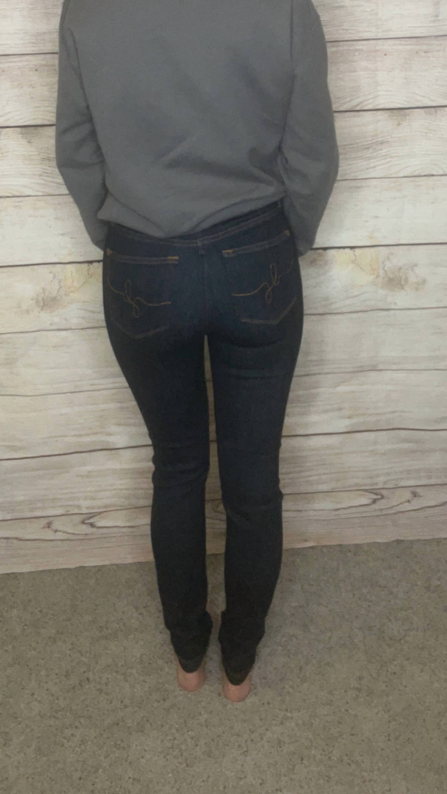 Judy Blue Classic Skinny Jeans in blue - women's jeans - detail view