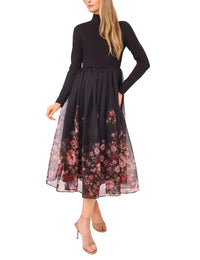 Ted Baker - Florine Turtleneck Combo Maxi Dress