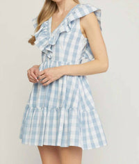 Entro - Gingham Dress