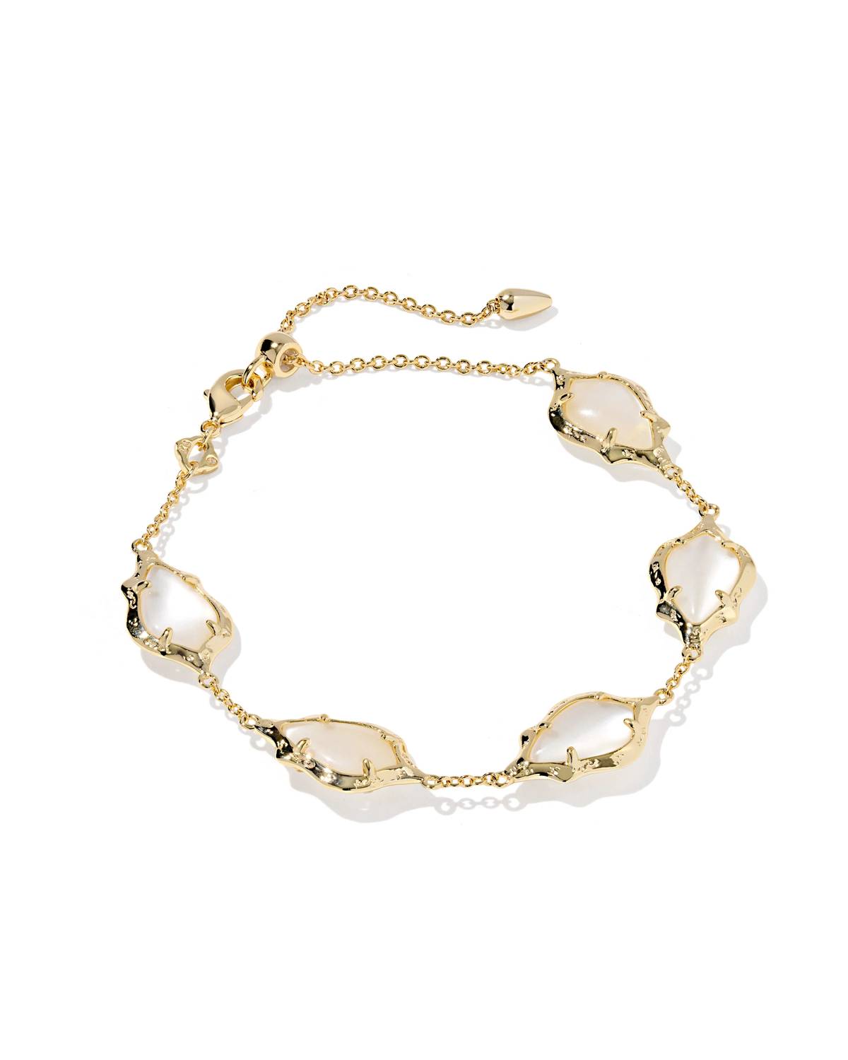 Kendra Scott - Women's Adriana Scallop Frame Delicate Chain Bracelet