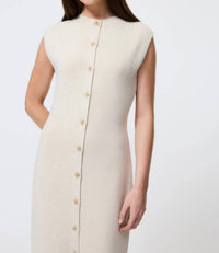 French Connection - Marley Knit Button Down Midi Dress
