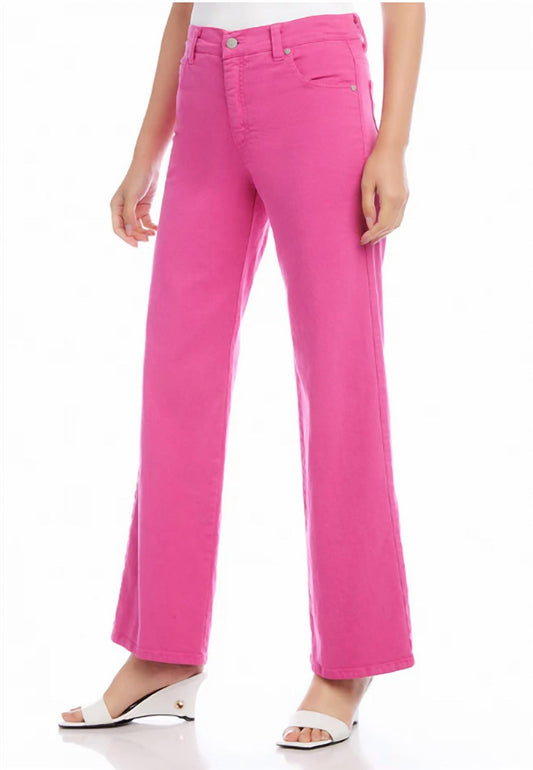 Karen Kane - Full Length Wide-leg Jeans