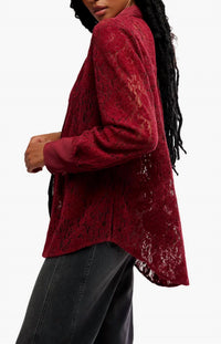 Free People - Faith Lace Button-up Shirt