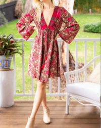 Cienna - Sophie Flare Sleeve Mini Dress