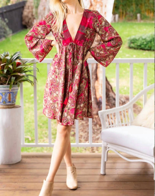 Cienna - Sophie Flare Sleeve Mini Dress