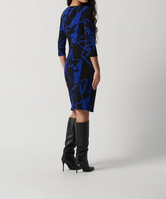 Joseph Ribkoff - Long Sleeve Wrap Dress