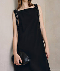 Rue Sophie - Laia Sequins Tape Tie Dress