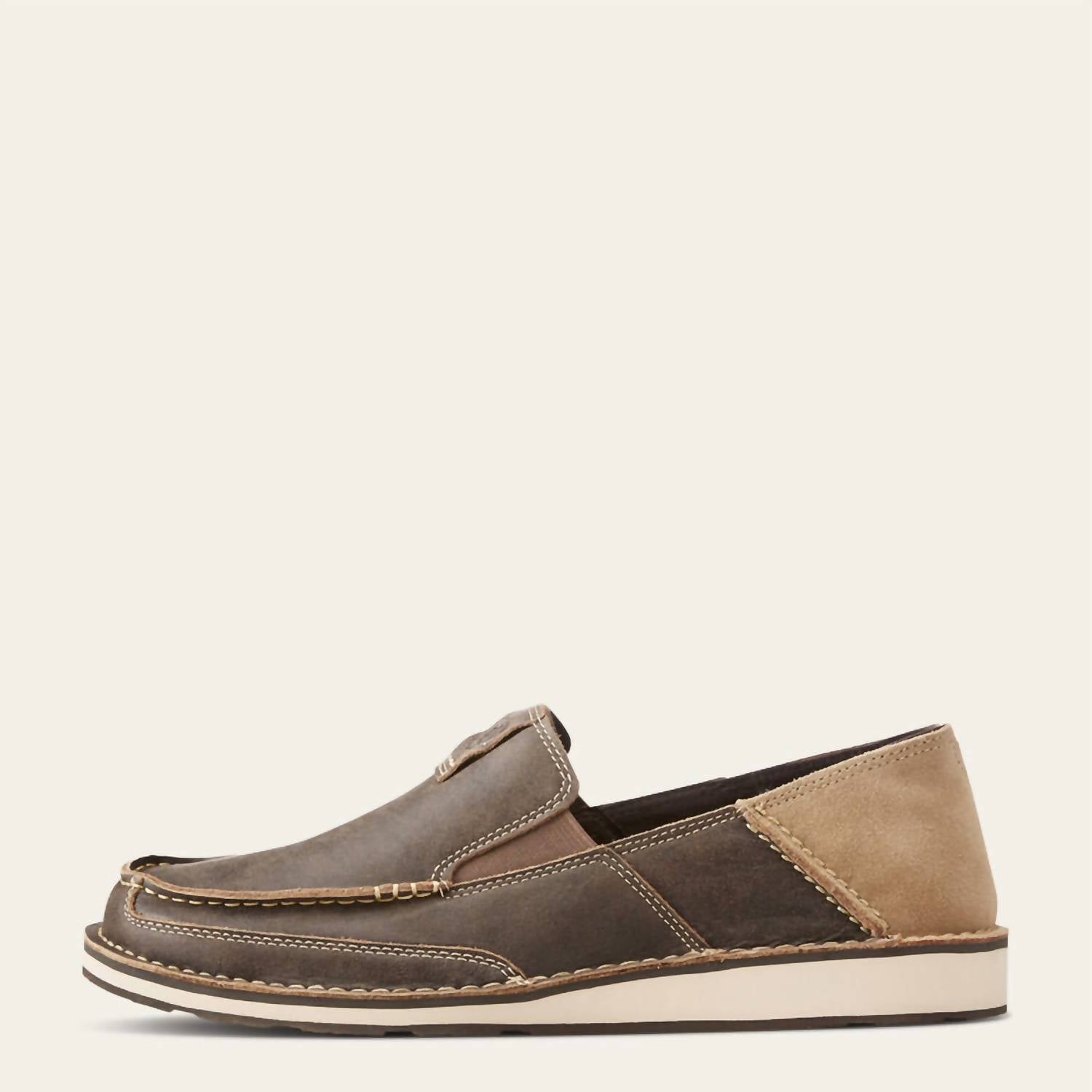 ARIAT Men's Leather Cruiser Slip On in brown - men's sneaker - view 4