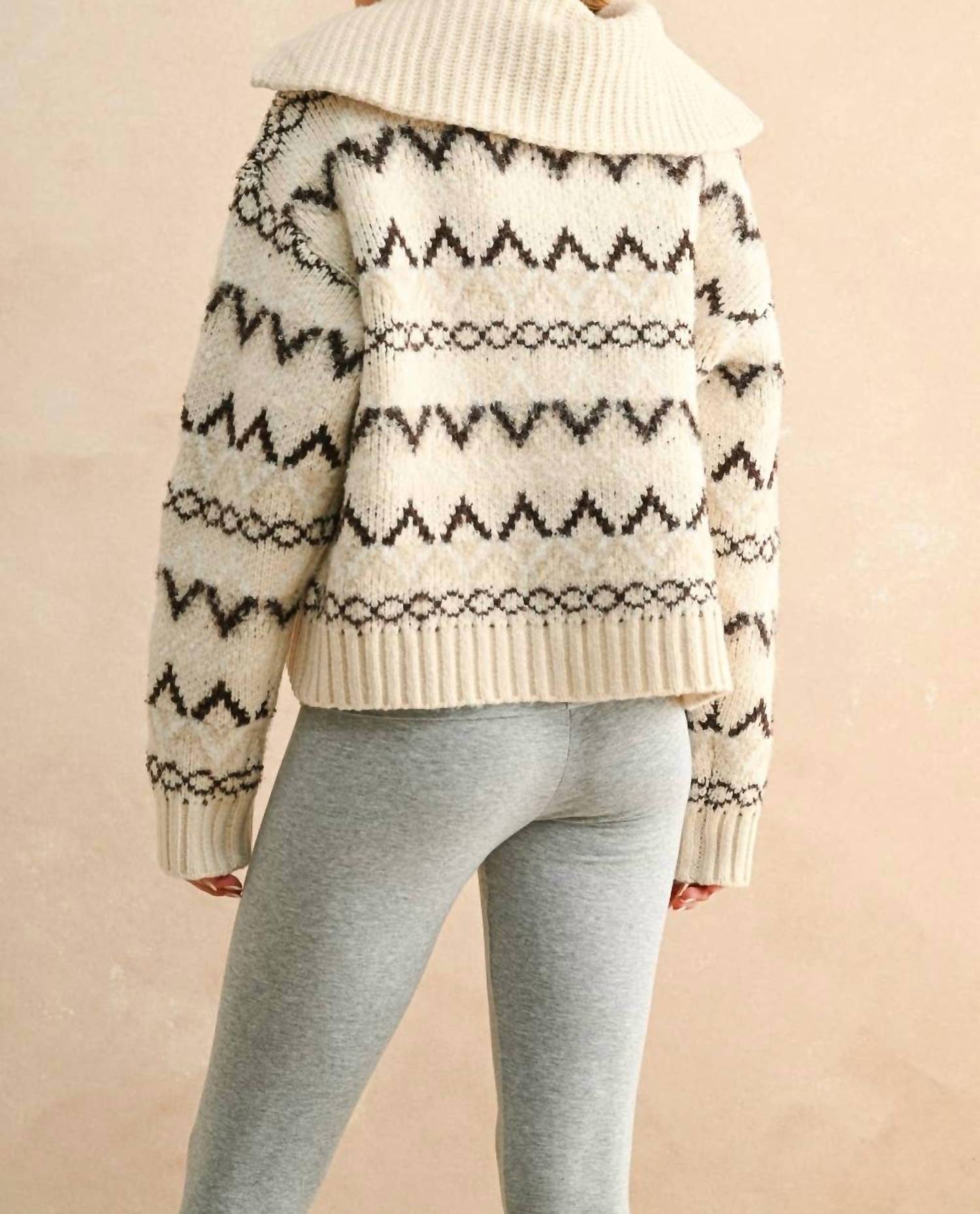 Miou Muse - Half Zip Sweater