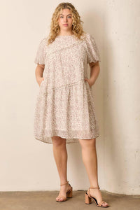 Polagram - Bubble Sleeve Mini Dress - Plus