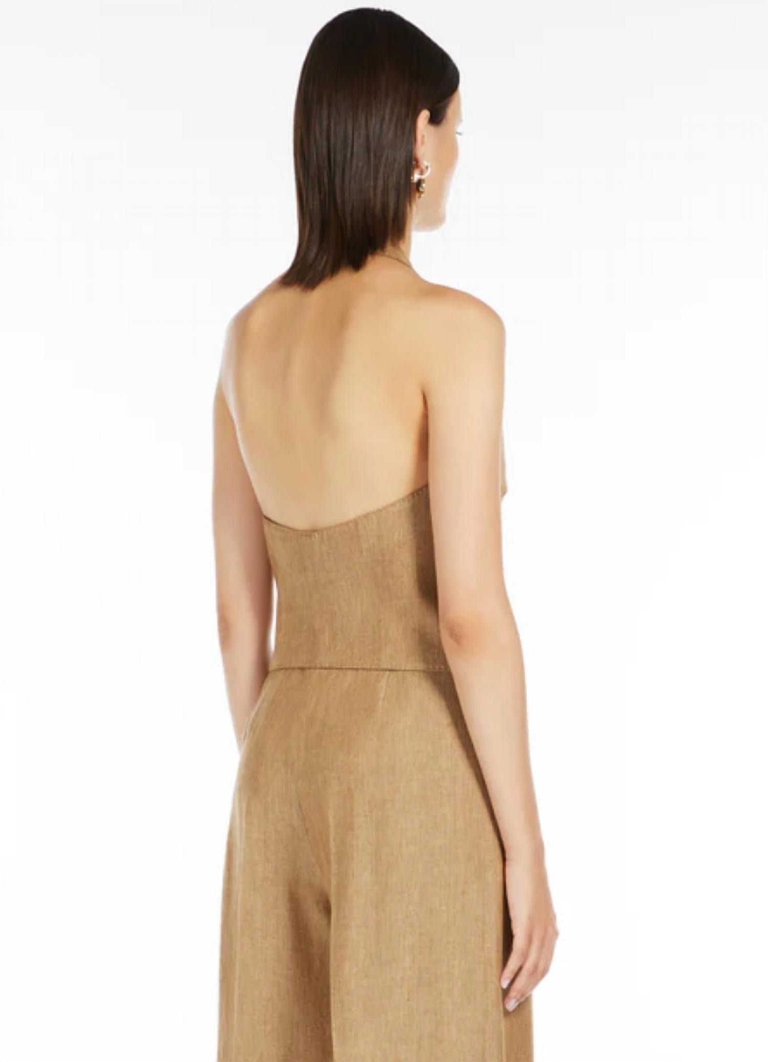 Maxmara - Sauro Linen Batavia Waistcoat