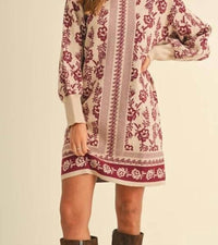 Anniewear - London Long Sleeve Sweater Dress