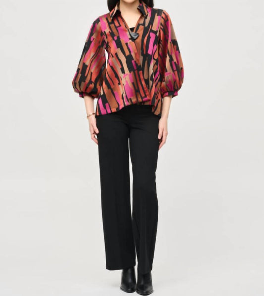 Joseph Ribkoff - Bohemian Abstract Oversized Jacket