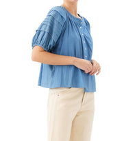 Fifteen Twenty - Shay Contrast Peasant Top