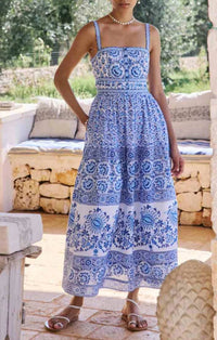 Pink City Prints - Nuri Midi Dress