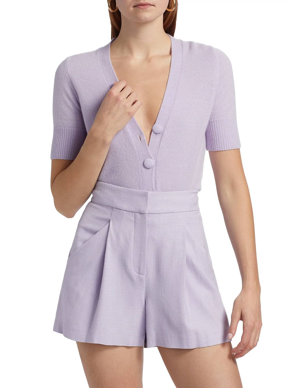Veronica Beard - Short Sleeve Solene Cashmere Cardigan