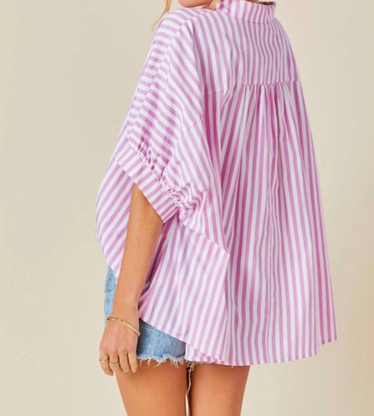 Day + Moon - Jessica Striped Shirt