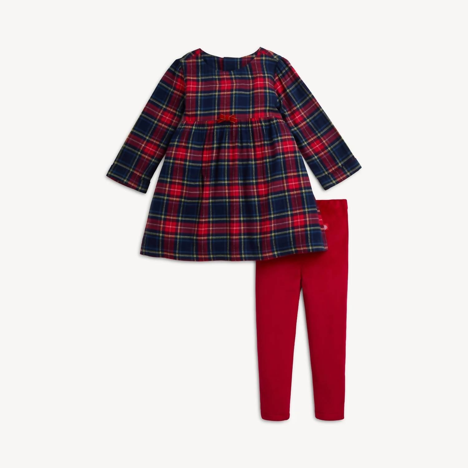Magnetic Me - Baby Flannel Dress & Legging Set