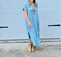 BluIvy The Willa Dress in light blue - women's dress - view 4