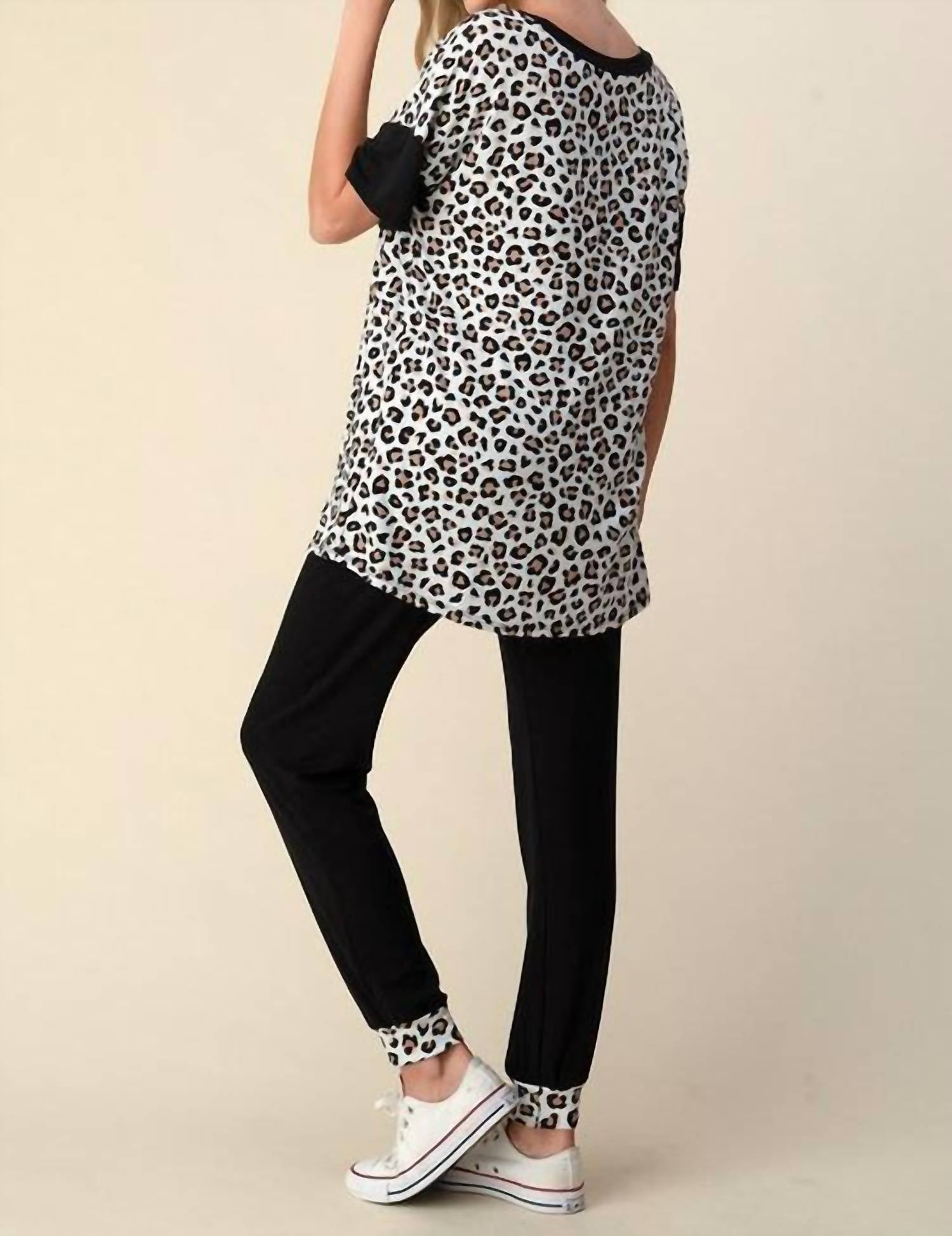 Blumin - Leopard Loungewear Set - PLUS