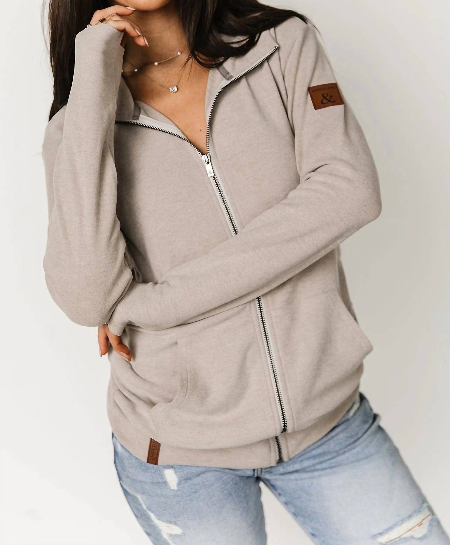 Ampersand Ave - Performance Fleece Fullzip Sweatshirt