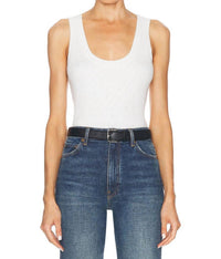 Enza Costa - Women's Cotton Pointelle Knit Tank Top
