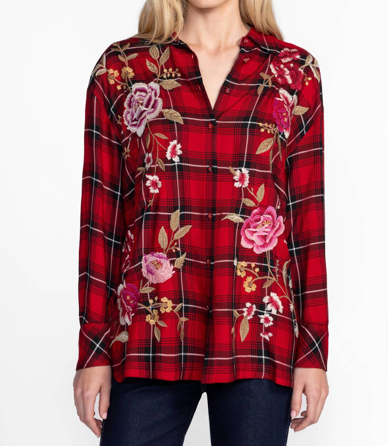 Johnny Was - Tallisto Button Detail Relaxed Shirt