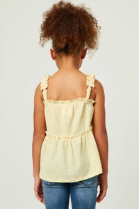 Youth Girl's Mila Textured Tiered Top