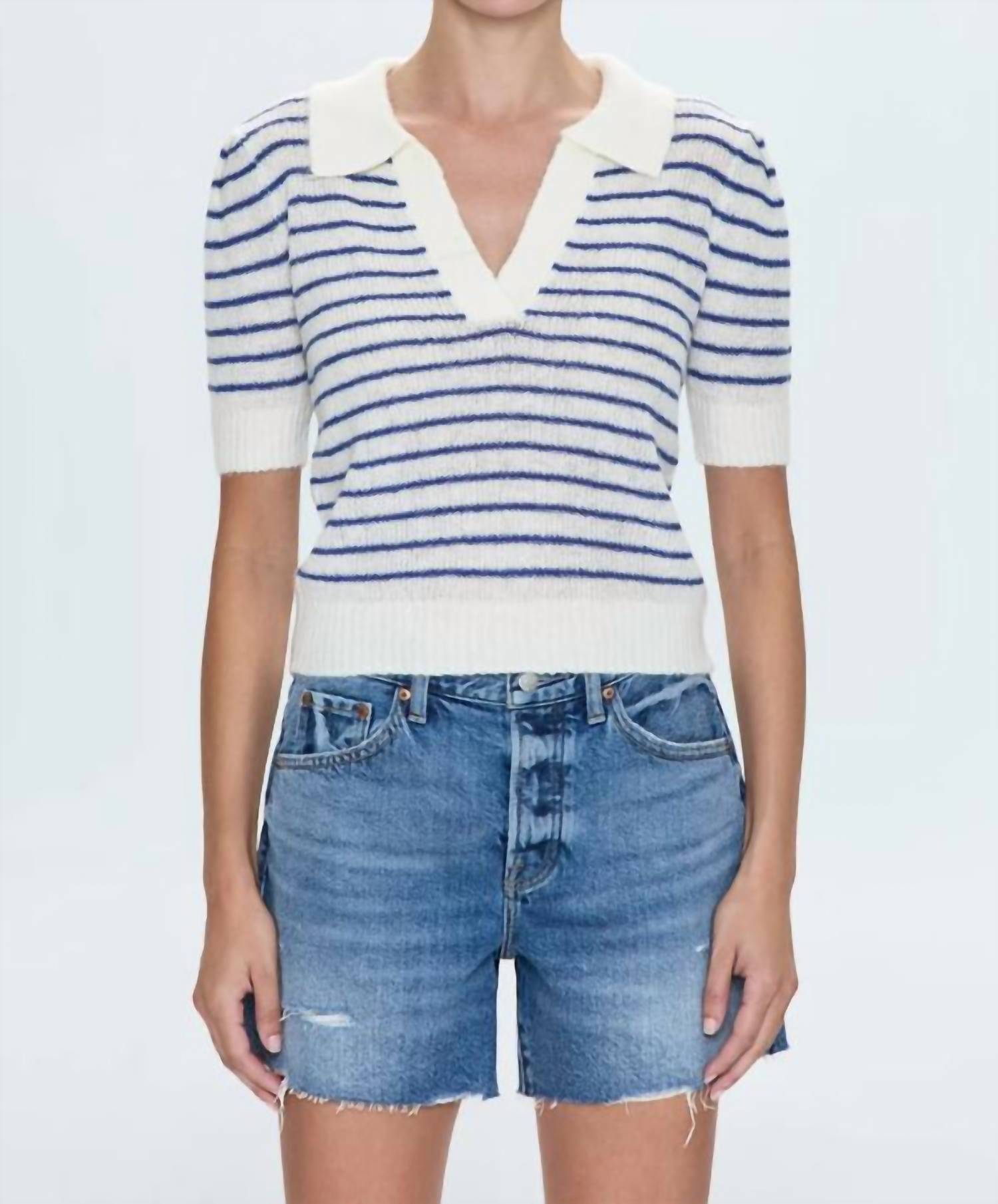 Pistola - Billie Pleat Sleeve Polo Shirt