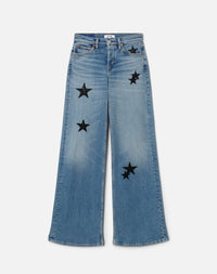 Re/Done - Women's Mid Rise Wide Leg Jeans