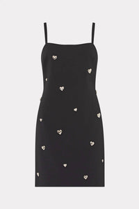 Milly - Colette Heart Applique Mini Dress