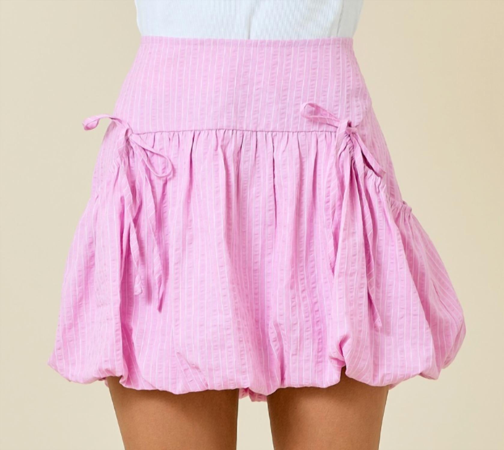 Day + Moon - Bow Bubble Skirt