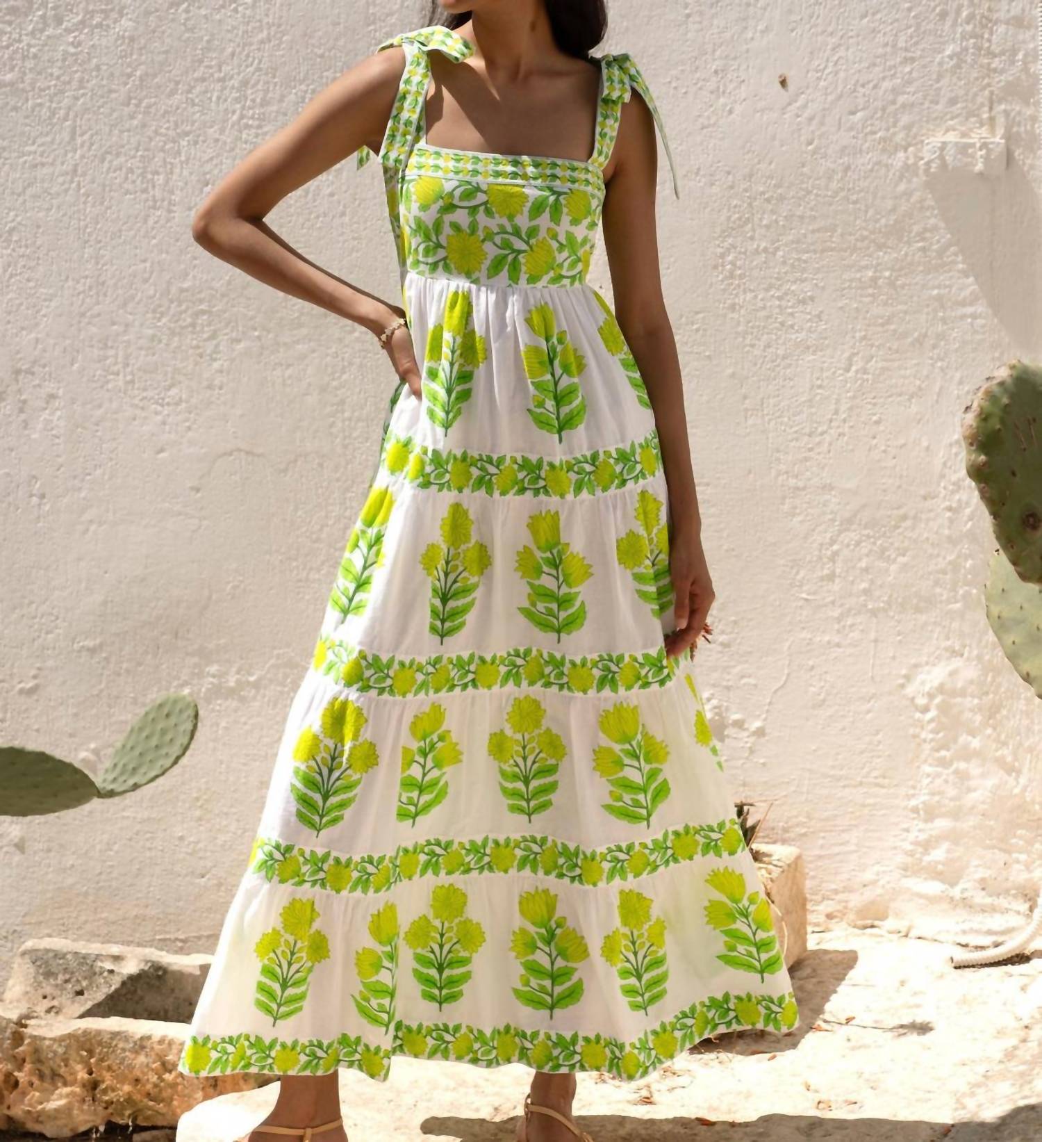 Pink City Prints - Lara Sleeveless Midi Dress