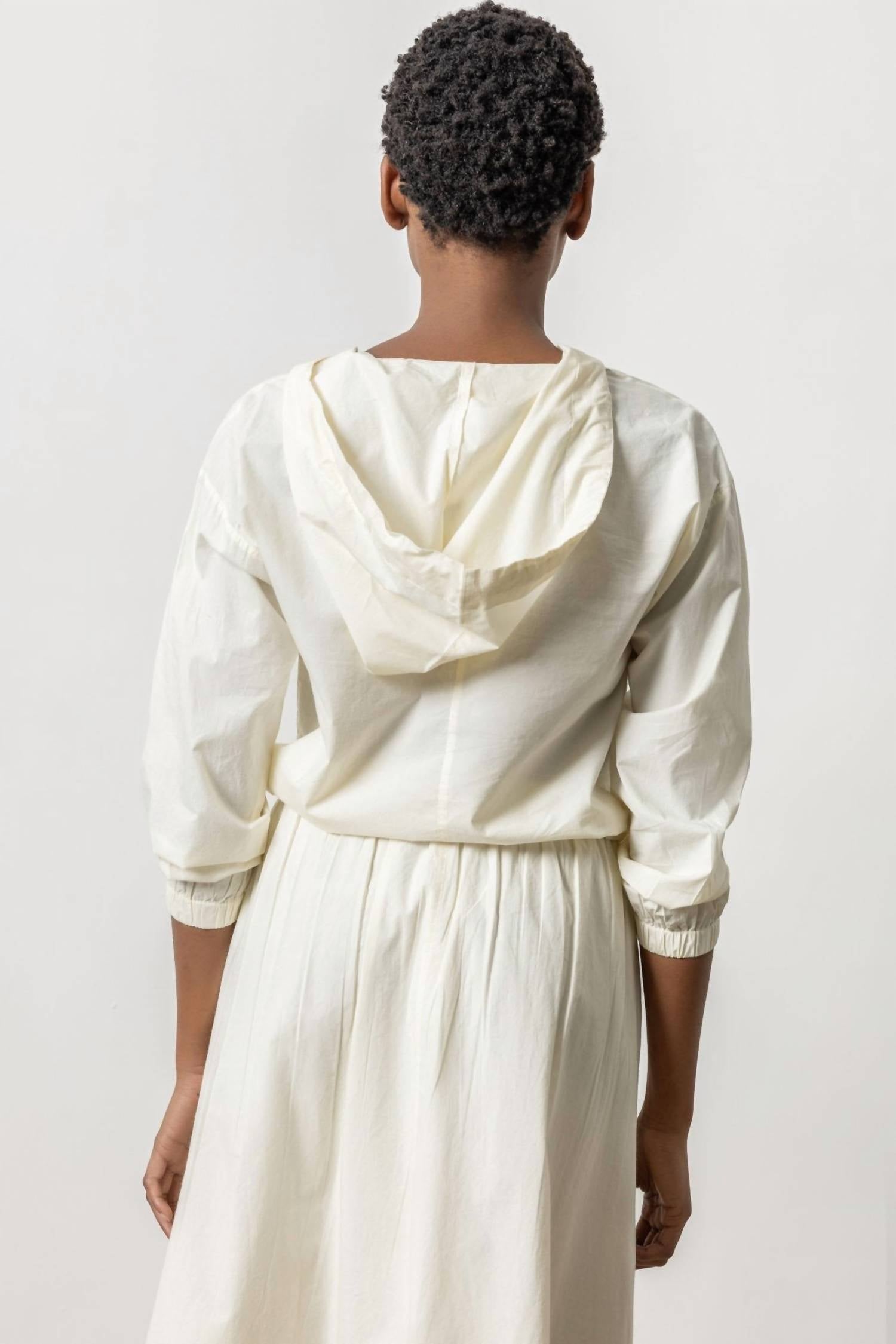 Lilla P - Poplin Hoodie Top