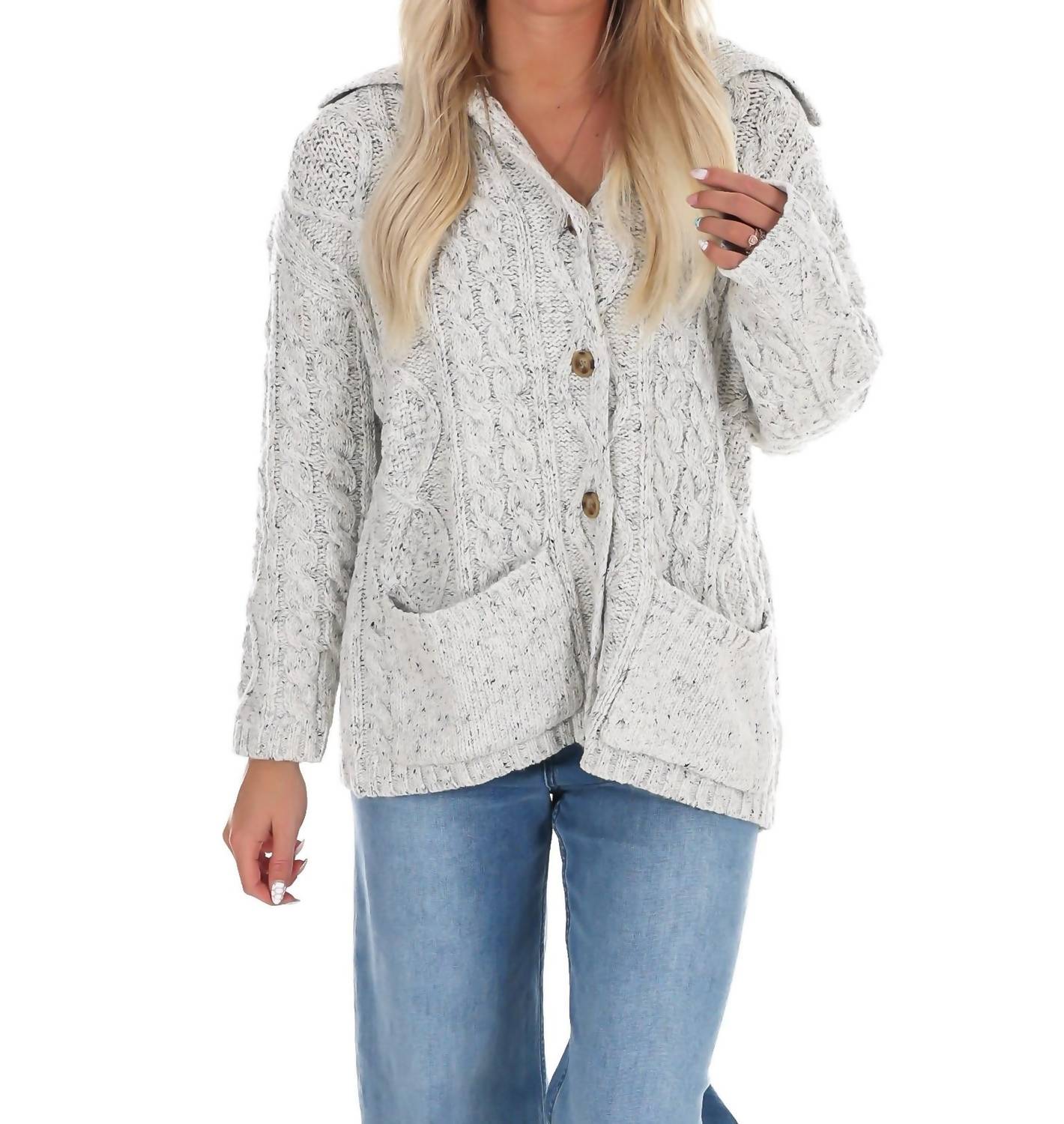 Le Lis - Fireside Layers Oversized Cardigan