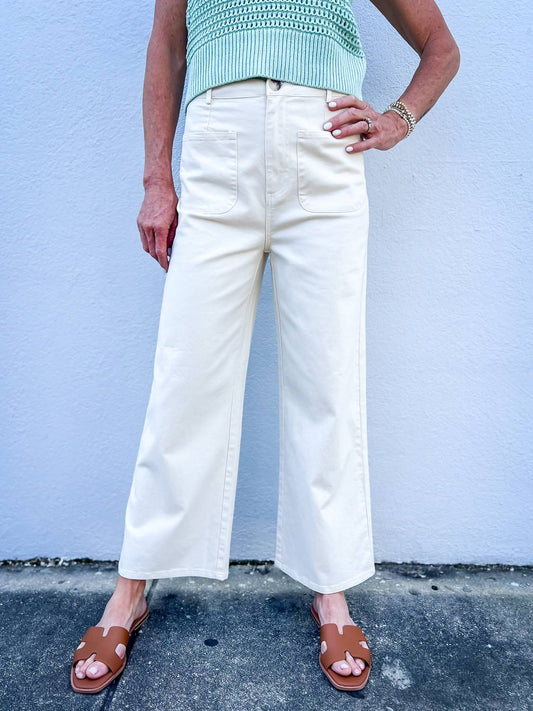 Entro - Effortless Chic Ankle-length Pants