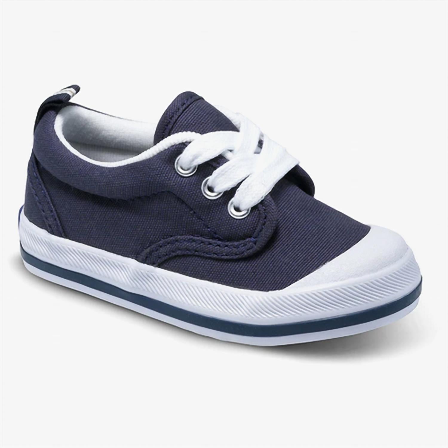 Keds Infant Or Toddler Canvas Sneakers in graham navy - kids' sneaker