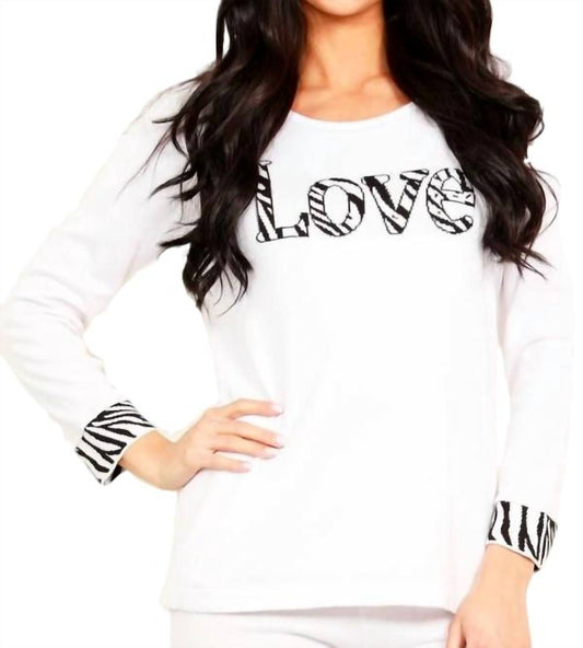 LOVE Scoop Neck Sweater