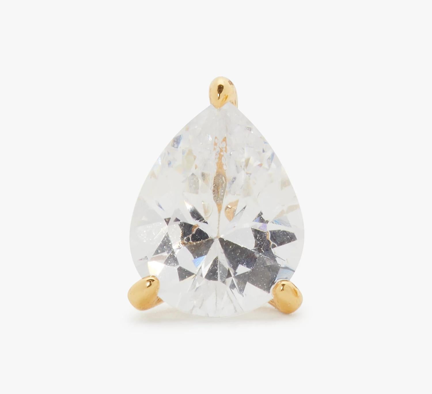 Kate Spade - Brilliant Statement Studs With Dazzling Pear Cut Crystals
