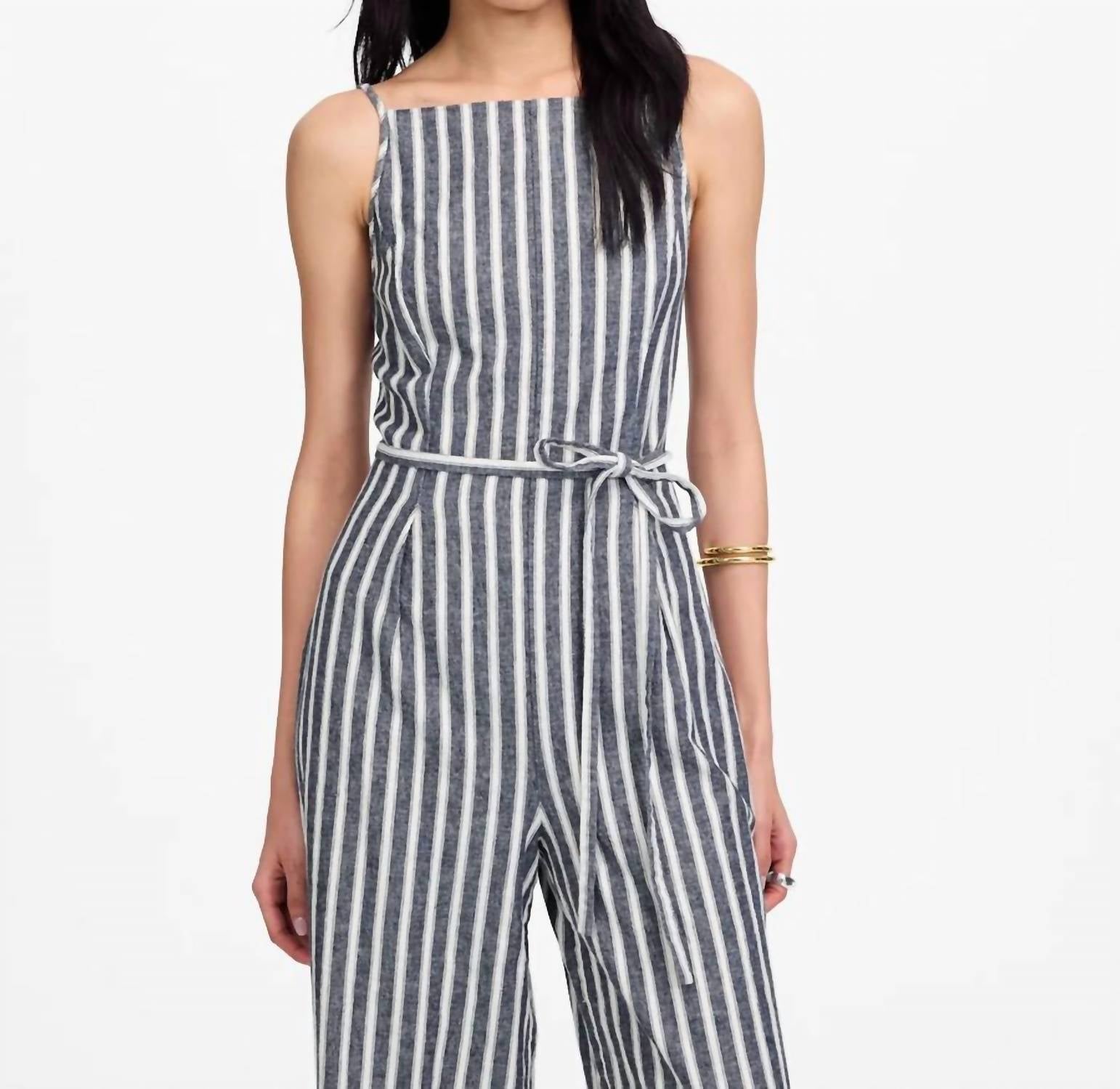 Madewell - Denim Pinstripe Jumpsuit - Petite
