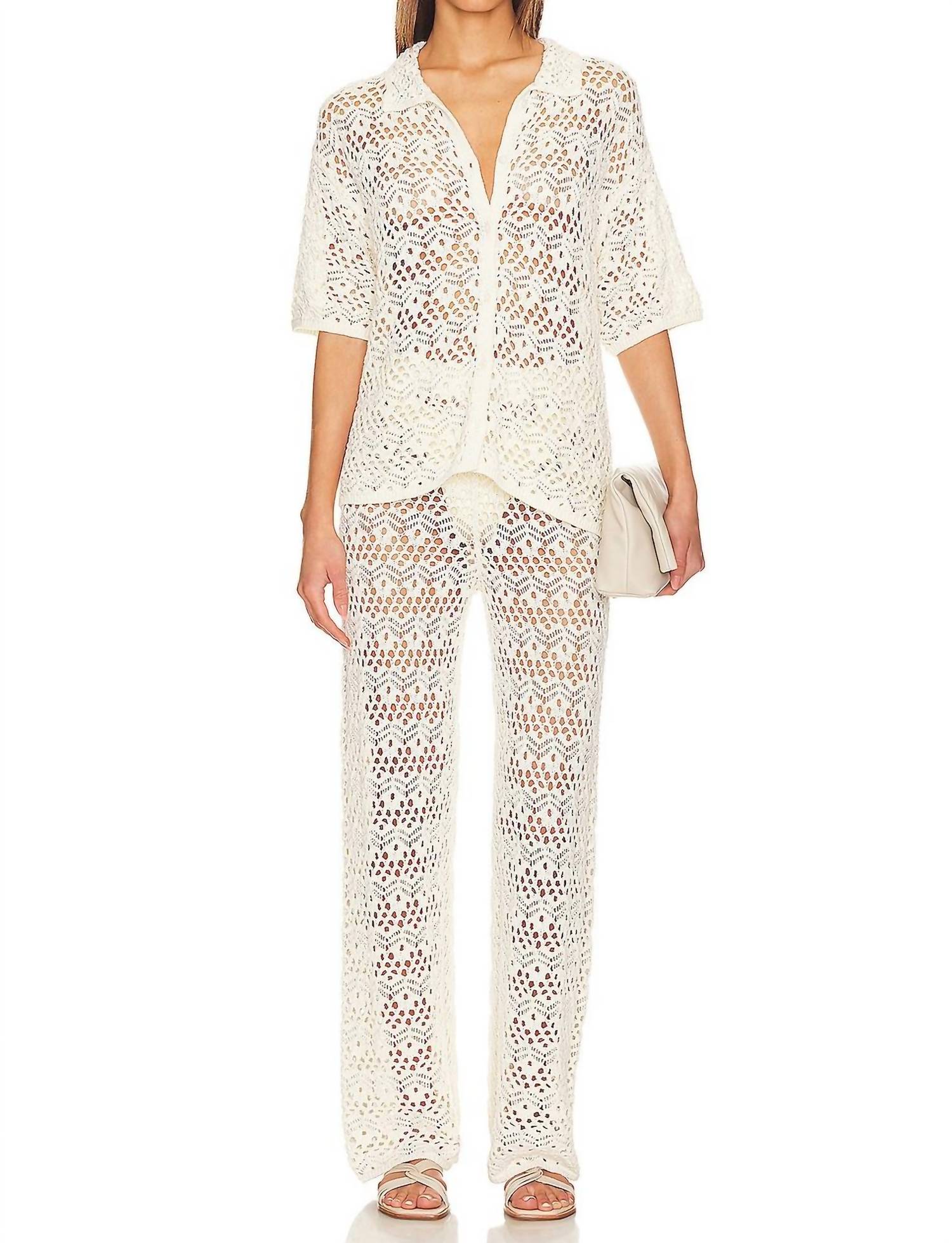 STEVE MADDEN Eddie Pants in natural - women's pants - view 4